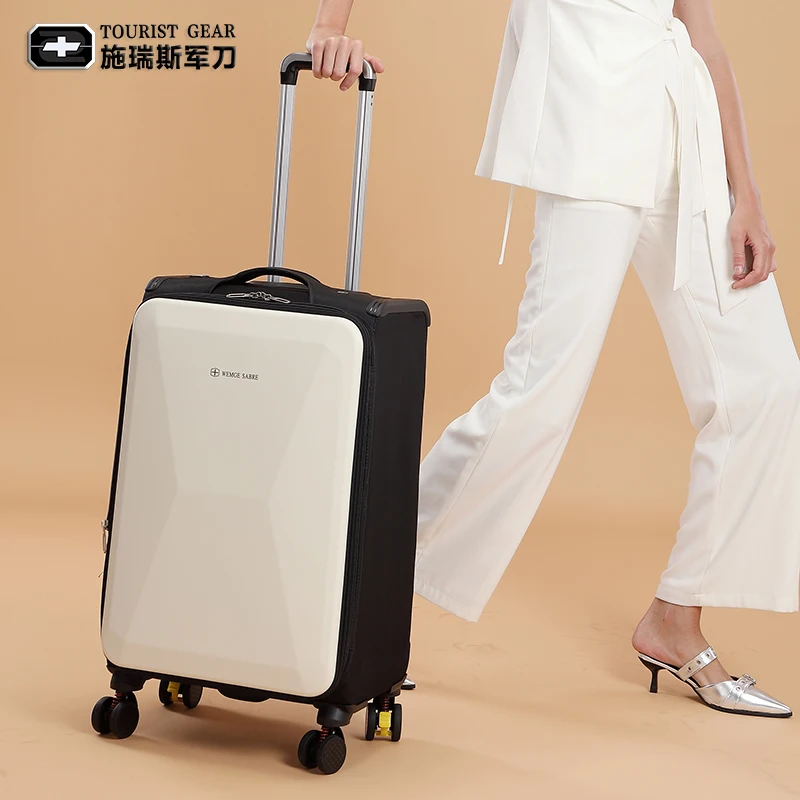 

Lightweight Luggage Fashion Portable Trolley Case Carry-On Luggage Suitcase For Business Traveling Waterproof Luggage
