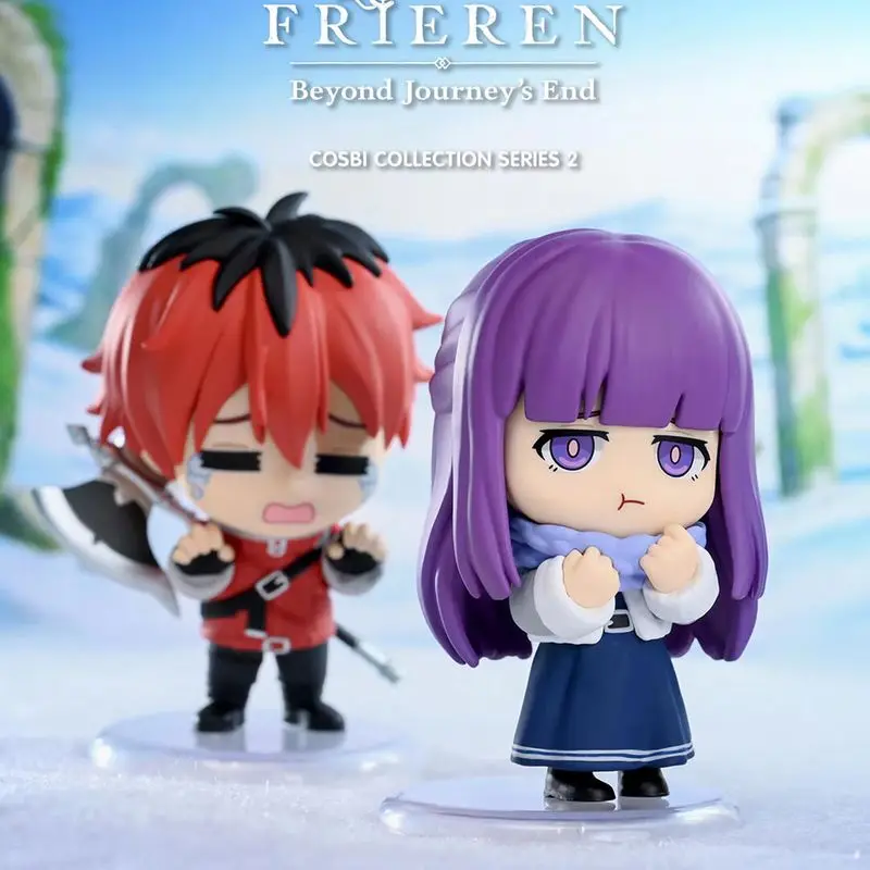 

New Genuine Hot Toys Frieren Beyond Journeys End Cosbi Collection Series 2 Mini Blind Box Collectible Figure Desktop Decor Toy