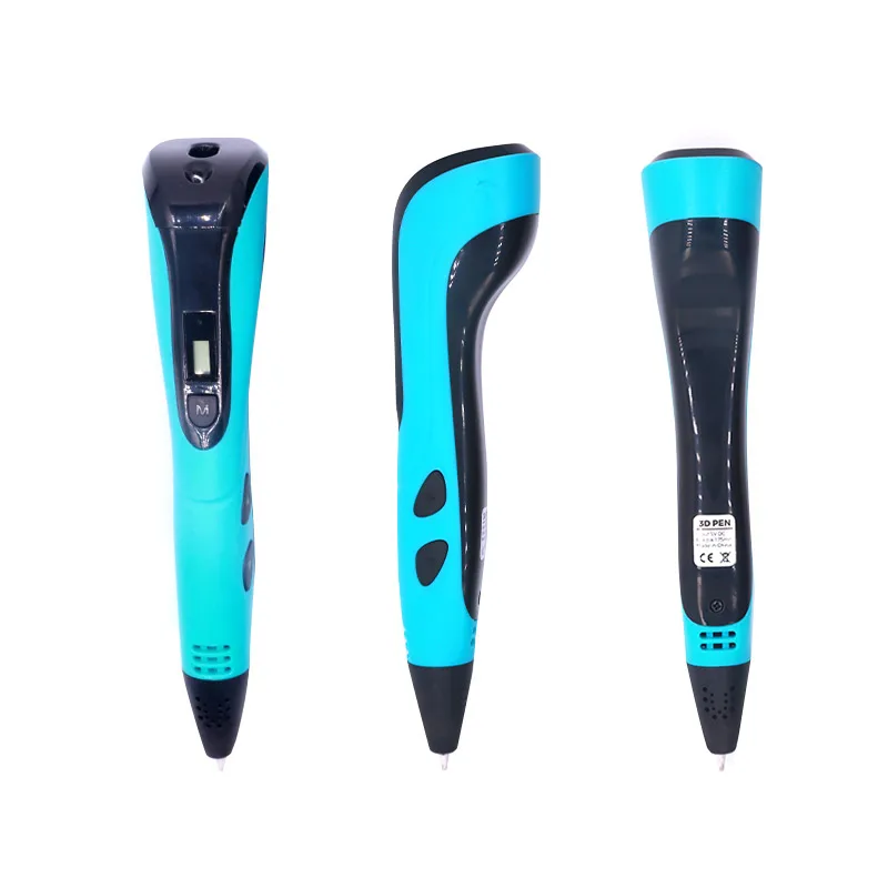 Original 3D ปากกาสําหรับเด็ก 3D การวาดภาพการพิมพ์ปากกาหน้าจอ LCD ใช้ PLA/ABS Filament ของเล่นเด็กวันเกิดคริสต์มาส...