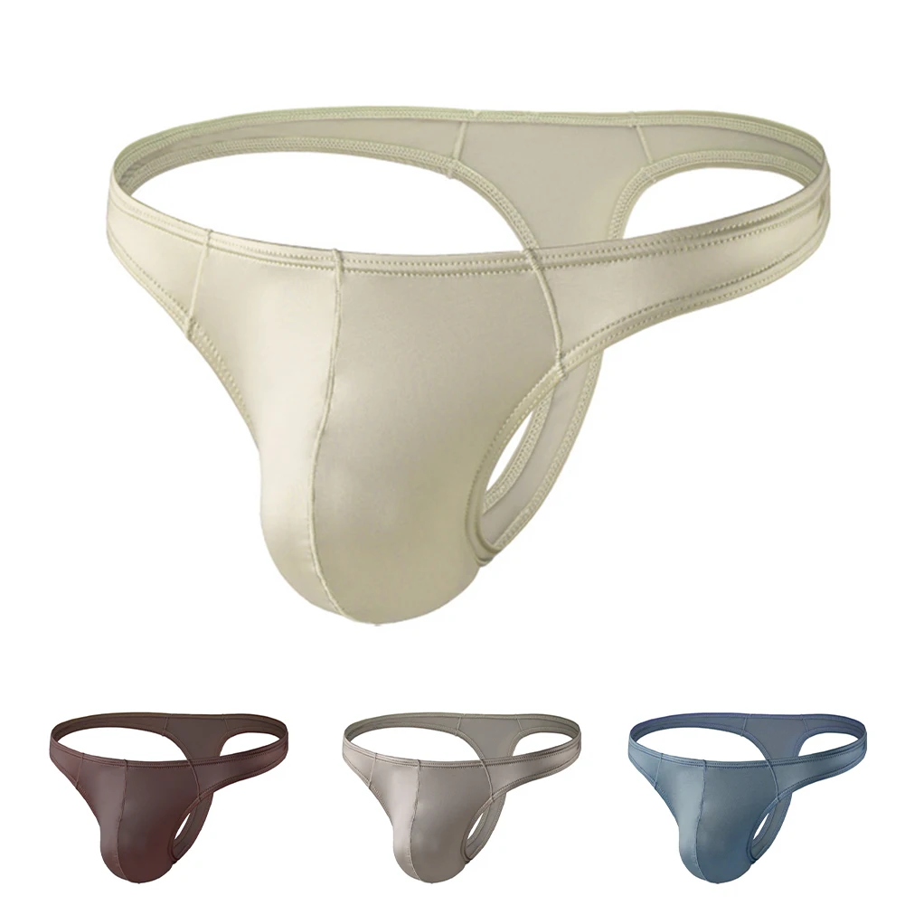

Men‘s Sexy T-Back Sheer Briefs Thongs Erotic G Strings Low Rise Underwear Gay Sissy Pouch Lingerie Quick Dry Underpants Trunks