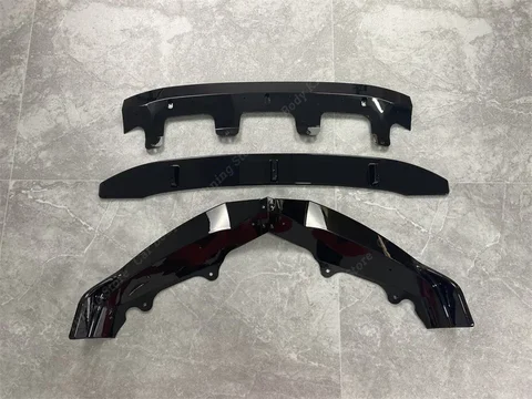 Для BMW X5 F15 M Sport 2013 2014 2015 2016-2018 автомобильный передний бампер сплиттер губ диффузор комплект кузова спойлер защита глянцевый черный ABS