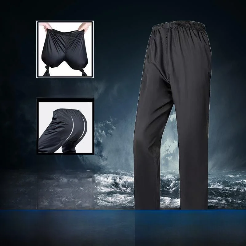 

Waterproof Cycling Rain Pants Men Women Thickened Breathable Outdoor Lower Body Protection for Delivery Riders And Cycling