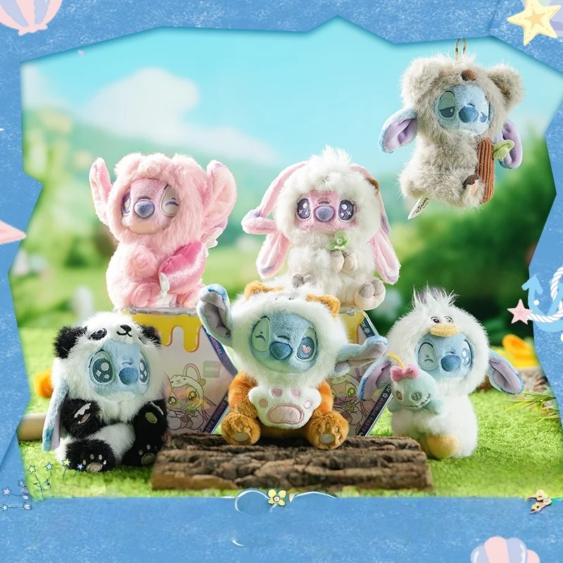 

2025 New Original Genuine Disney Stitch Animal Party Series Blind Box Cartoon Anime Stitch Pendant Dolls Terndy Blind Boxes Toys