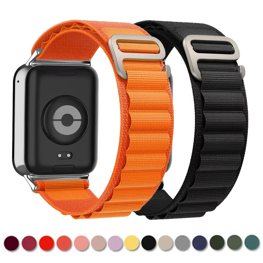 

Alpine Nylon Loop Band For Xiaomi Mi Band 8 Pro Bracelet Smart Watch Band For Redmi Watch 4 Sports Strap Miand 8pro Correa Strap