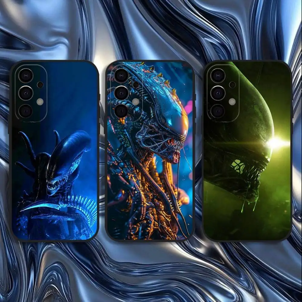 

Чехол для телефона Movie Alien Xenomorph для Samsung S25, S24, S21, S22, S23, S30, Ultra, S20, Plus, Fe, Lite, 5G, черный чехол