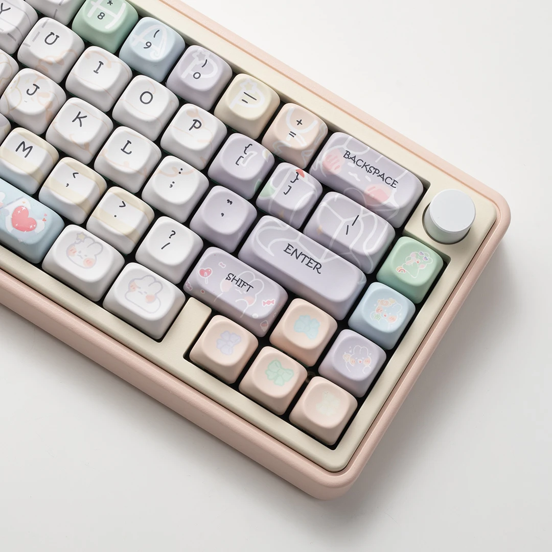 Creatief Handboek Thema Pbt Keycaps Moa Profiel Vijfzijdige Sublimatie Keycap Voor Mechanische Toetsenbord Schattige Toets Caps Voor Meisjes