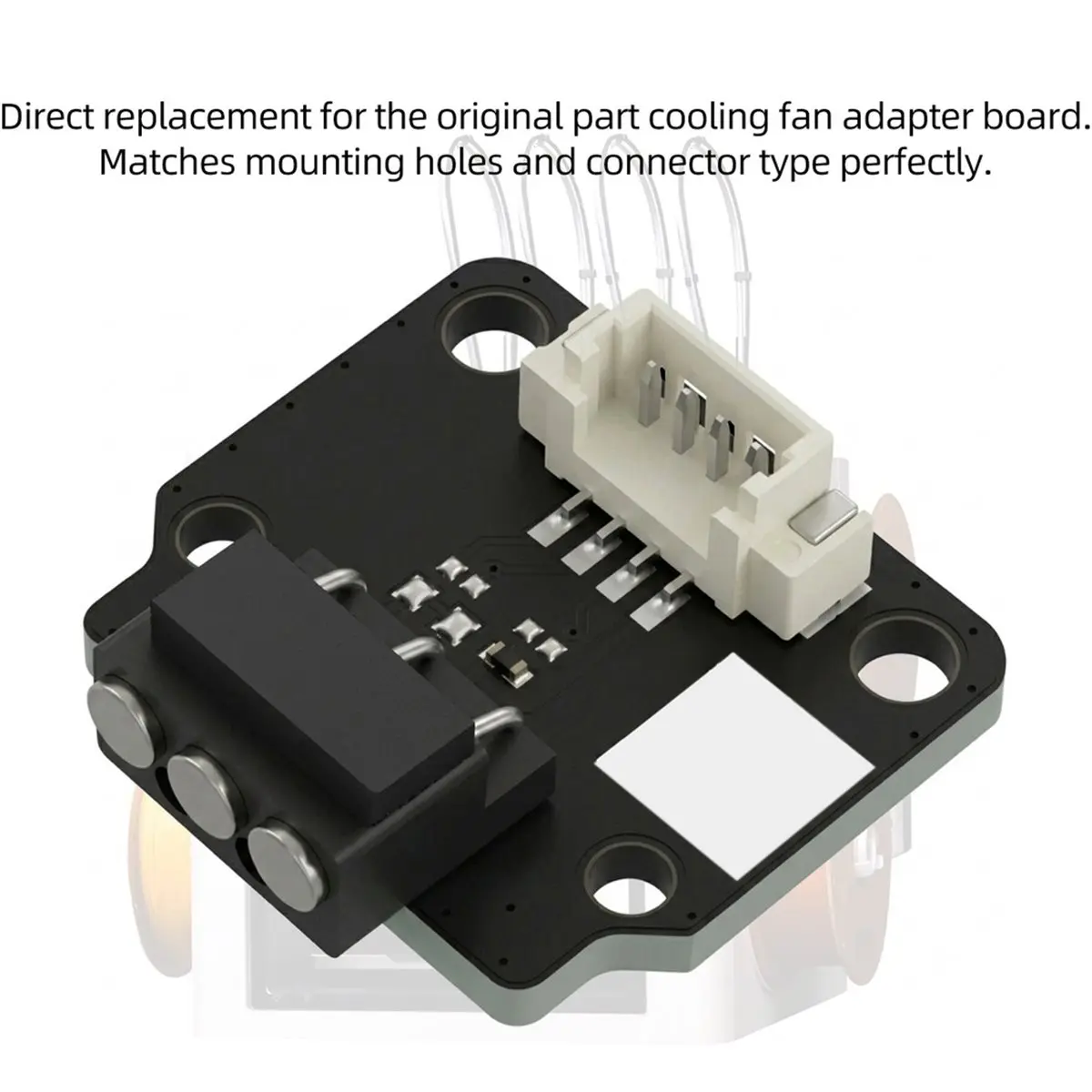 1PCS Fan Adapter Board for U1 3D Printer Easy to Install Fan Adapter Board for U1 3D Printer Parts