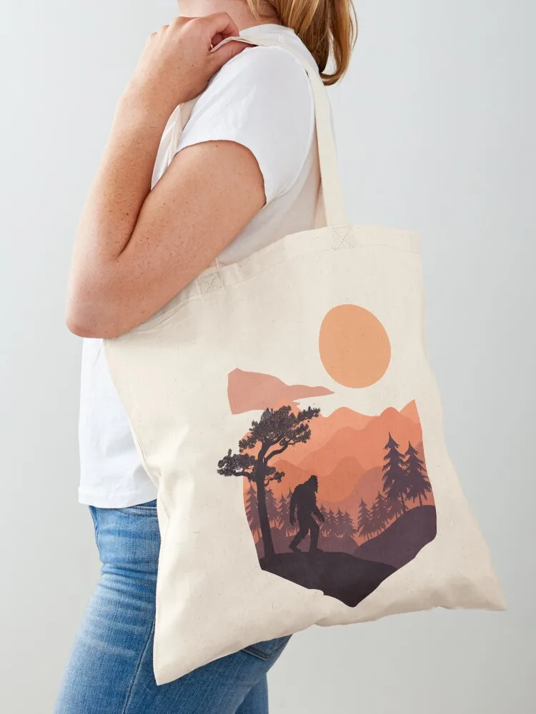 

Retro Vintage Bigfoot Hide and Seek best Gift for best friend or family Tote Bag shopping trolley bag personalized tote