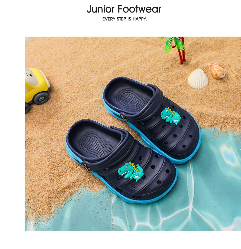 2023 NEW DIY BOY TODDLER KIDS SUMMER GARDEN CAVE SHOES MULES CLOGS SANDAL BEACH SLIPPERS EU24 25 26 27 28 29 30 31 32 33 34 35