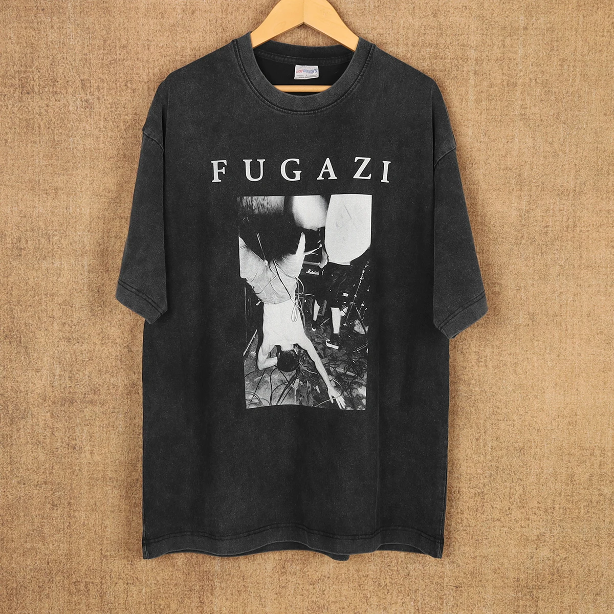 Camiseta Fugazi alternativa Rock Hardcore Punk Band menor amenaza Minutemen fresco verano blanco algodón ropa de hombre Camisa estampada