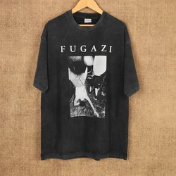Fugazi T-Shirt Alternative Rock Hardcore Punk Band Minor Threat Minutemen Cool Summer White Cotton Men's Clothing Printed Shirt