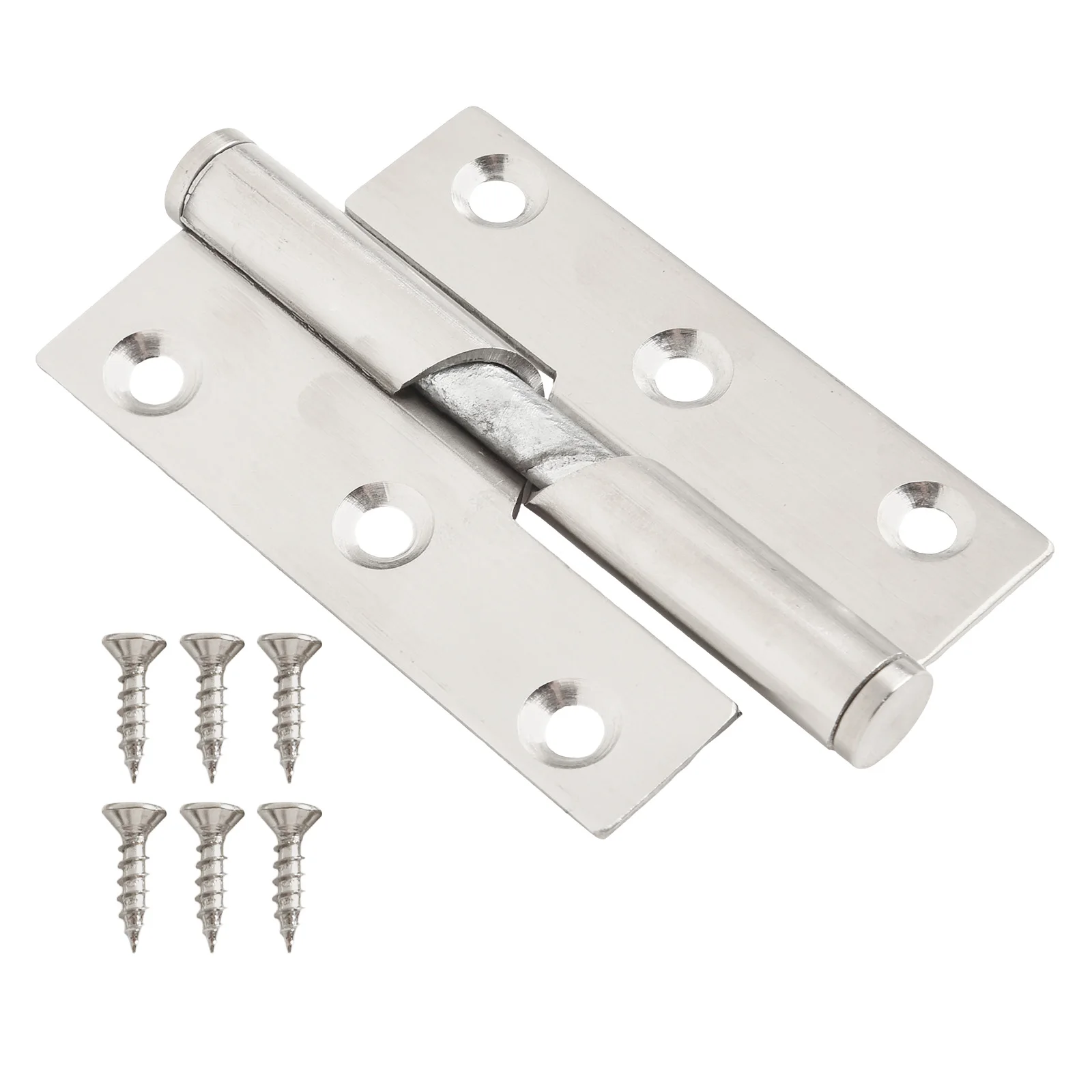 1 Set Stainless Steel Rising Lift Off Hinges Butt Door Detachable Hinge Left Right For Bath Toilet For Kitchen Cabinet Hardware