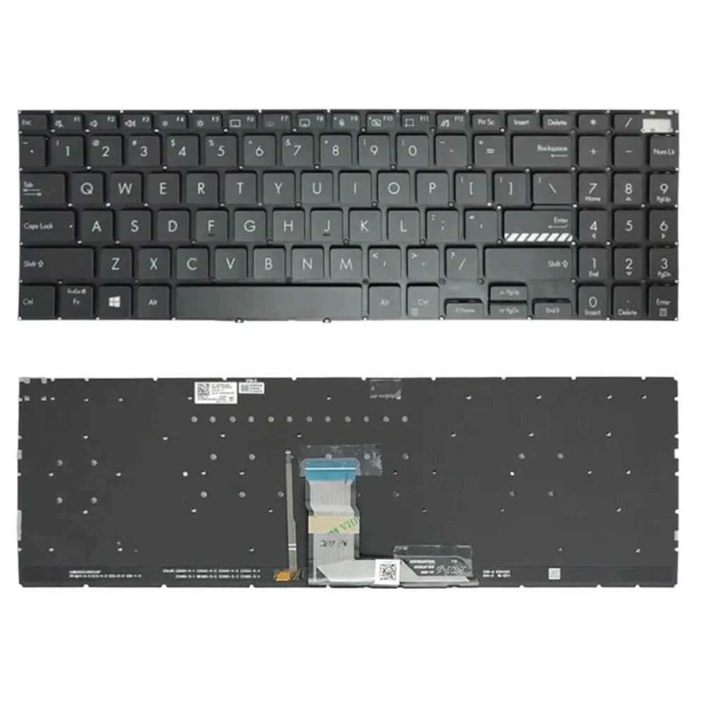 

XIN-Russian-US Backlight Laptop Keyboard For ASUS Vivobook Pro 15 OLED M6500 M6500QC M6500XU M6500QH