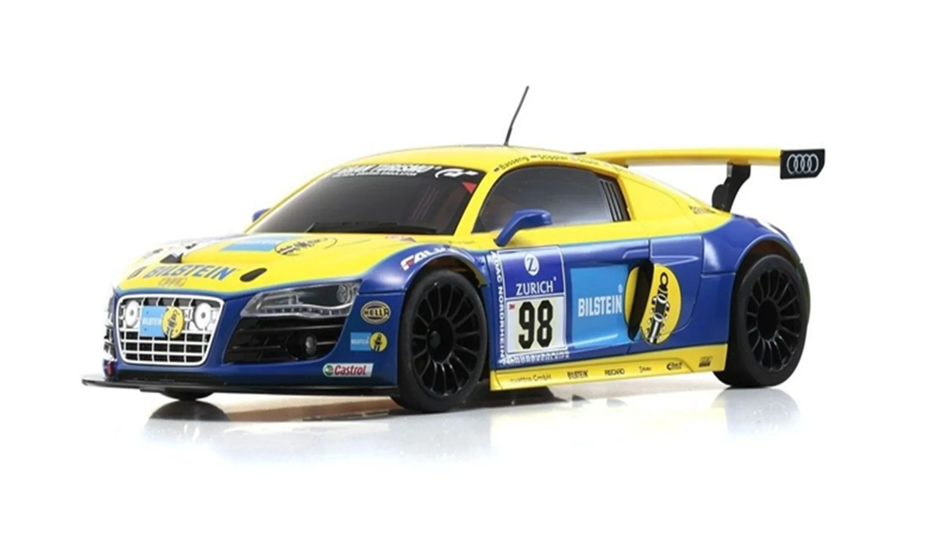 KYOSHO MR03 MINI-Z RWD Series Ready Set Audi R8 LMS Phoenix Racing NBR 2010 #98 32329BT