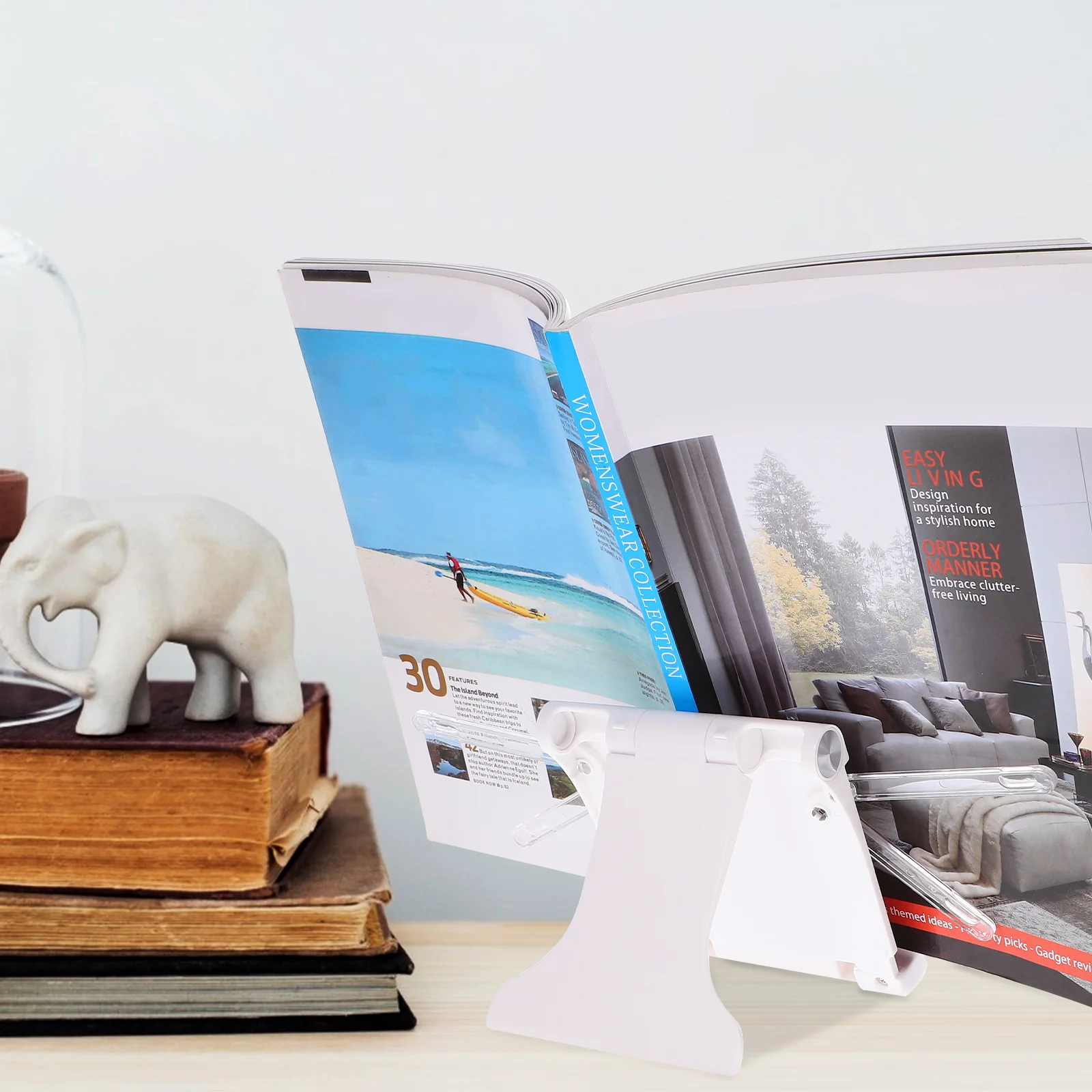 Tragbare Lesebücherregal Rest Desktop Kleinkinder Stehen Lehrbuch Abs Verstellbares Rack