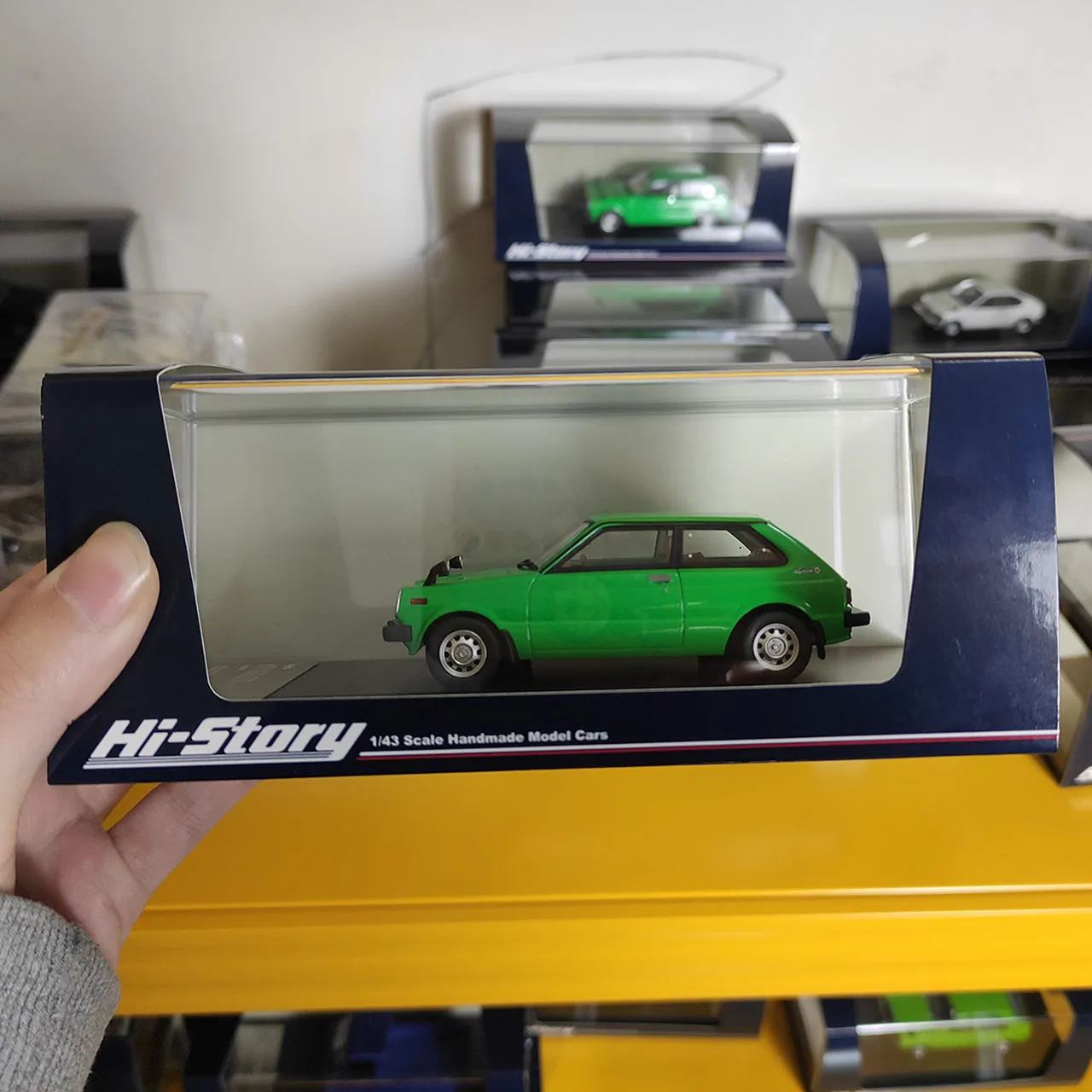 Hi-Story 1:43 Scale Toyota STARLET S 1978 Resin Car Model Collectible Toy Gift Souvenir Display Ornament