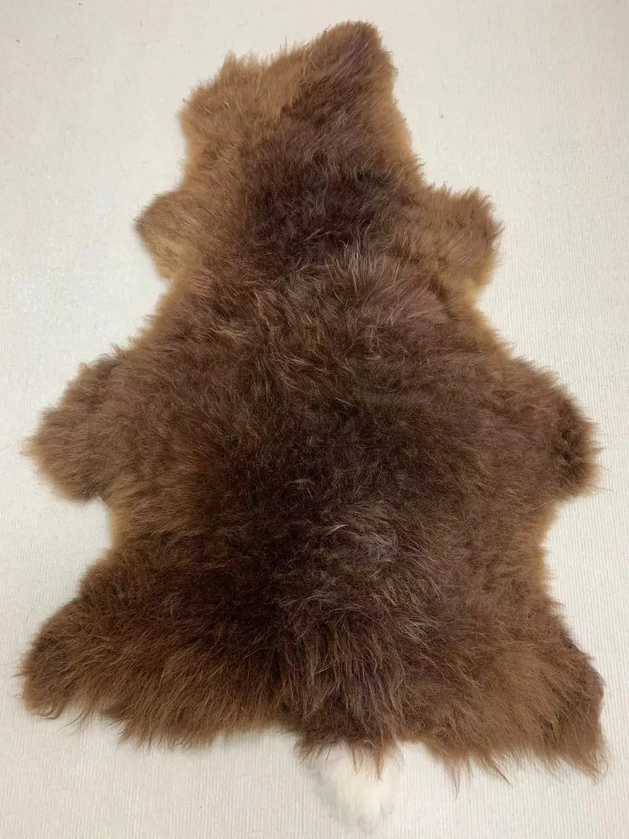 unbleached natural brown sheep leather, Unique fur, Home Decor, Coat Material,real fur,fine velvet curly hair, chair cushion