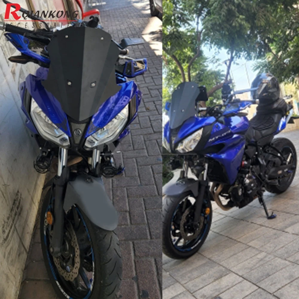 

Motorcycle Windshield Windscreen FOR YAMAHA TRACER 7 7GT 700 Tracer700 2020 2021 2022 2023 2024 2025 2026 Wind Screen Deflector