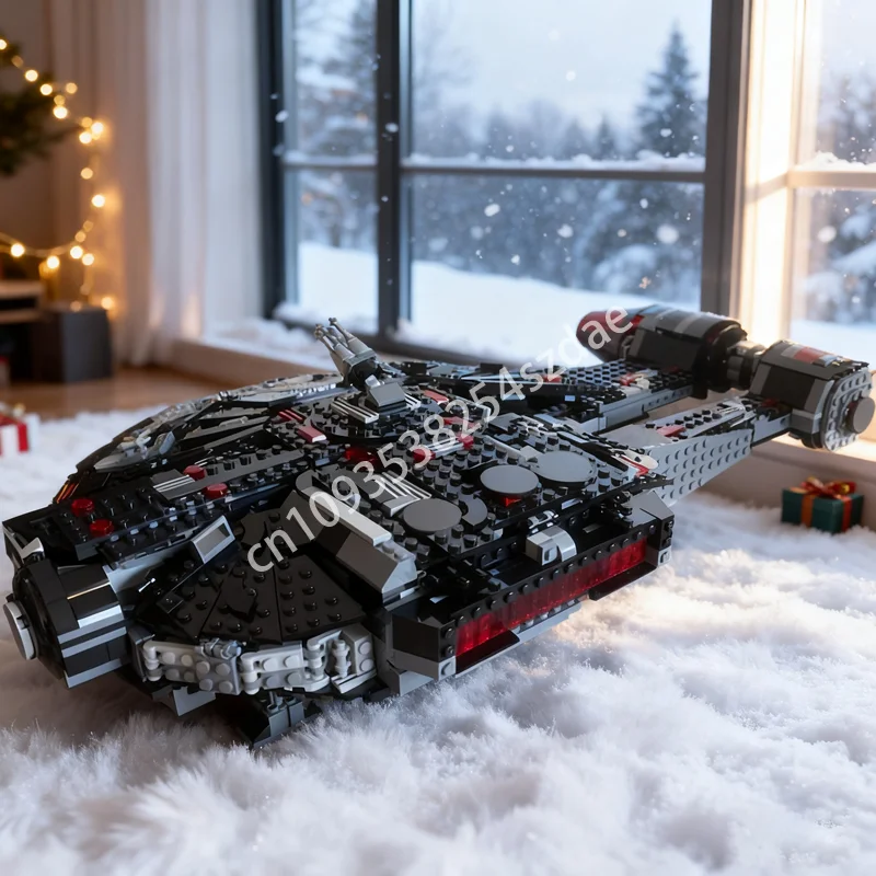 

1400pcs MOC Dark Outrider Shadows The Empire Star Battle Model Building Blocks Assemble Toy DIY Christmas Gift Idea Brick Kids