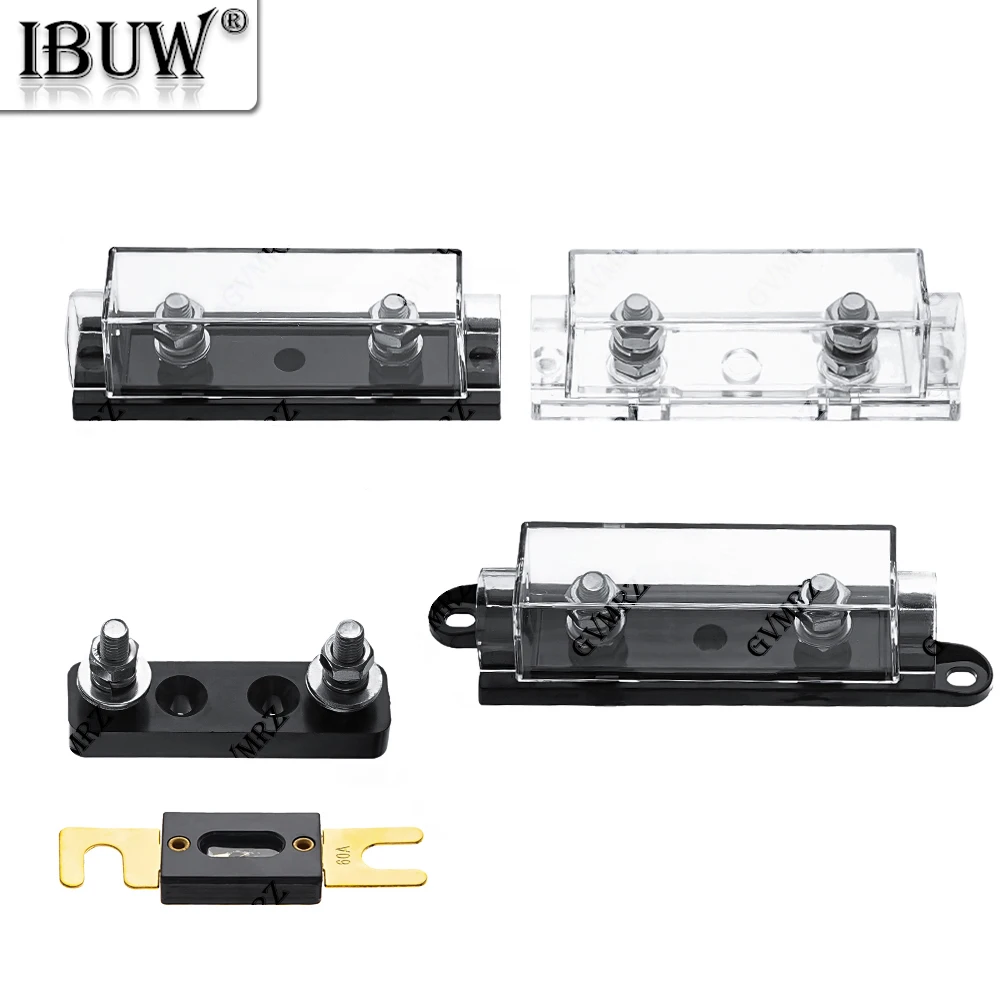 1 Set 60 80 100 275 500 AMP ANL-Sicherung ANS-Sicherungshalter Anschraubsicherung Kfz-Sicherungshalter Sicherungseinsatz mit Sicherung 120 300 400