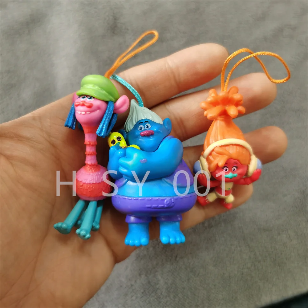 6 pezzi/set elfo magico per capelli brutto bambino Troll Blanche principessa bambola modello giocattolo pendente