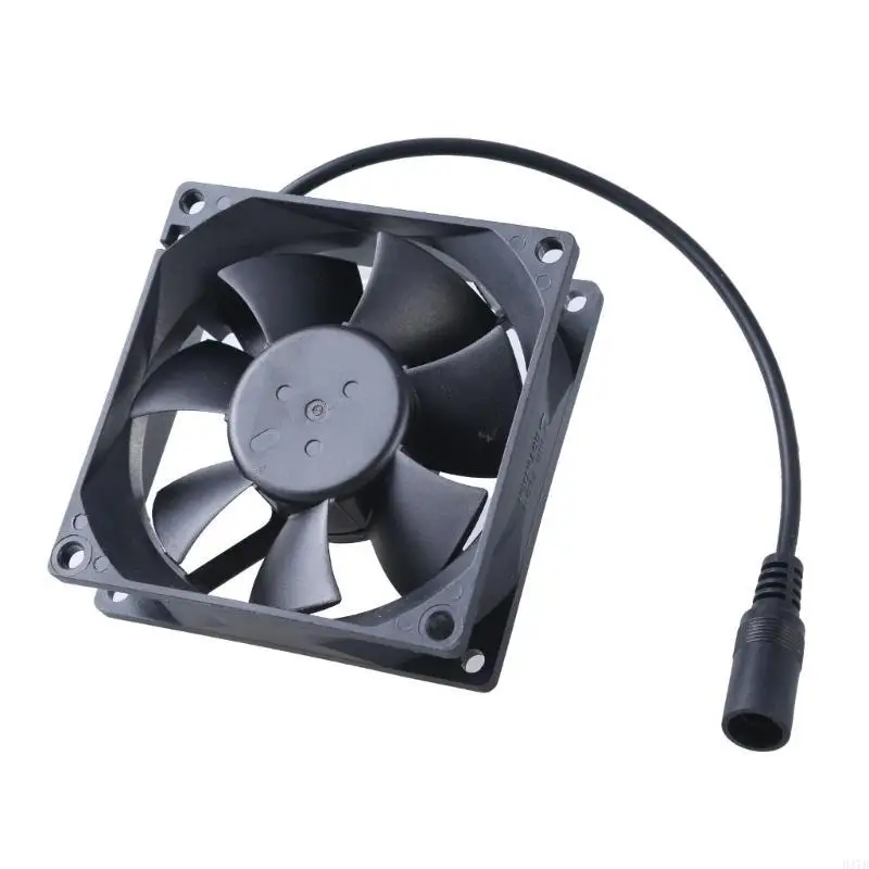 H37b 80mm مروحة 12V 8025 الأكمام تحمل التبريد بدون فرش 80mmx25mm العادم