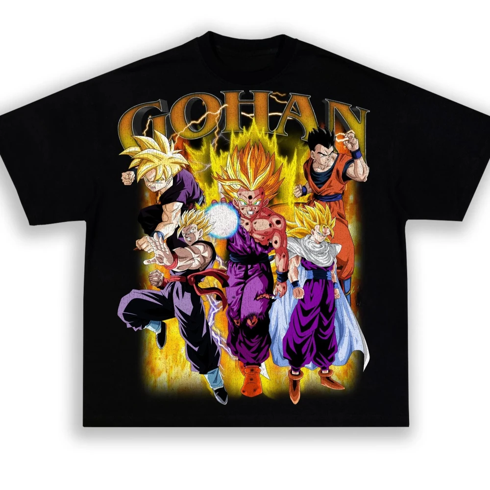 Dragon Ball GT Men's and Women's T-shirt Vegeta Anime Tee 2026 Summer New Short Sleeves Trendy Men's Clothing T Shirt