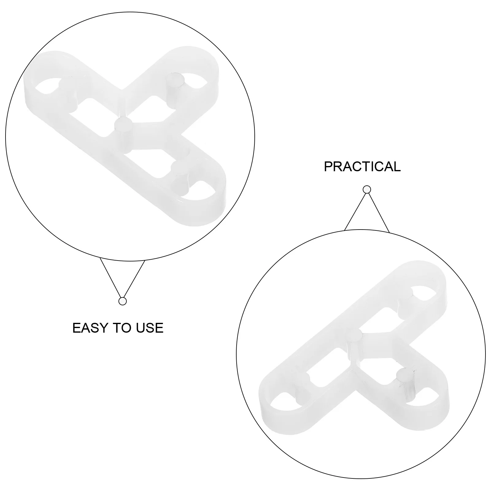 100 Buah Kit Perata Ubin Bentuk-T, Pengatur Jarak Ubin Plastik, Alat Perata yang Dapat Digunakan Kembali untuk Pemasangan Lantai Keramik, Penggunaan Profesional