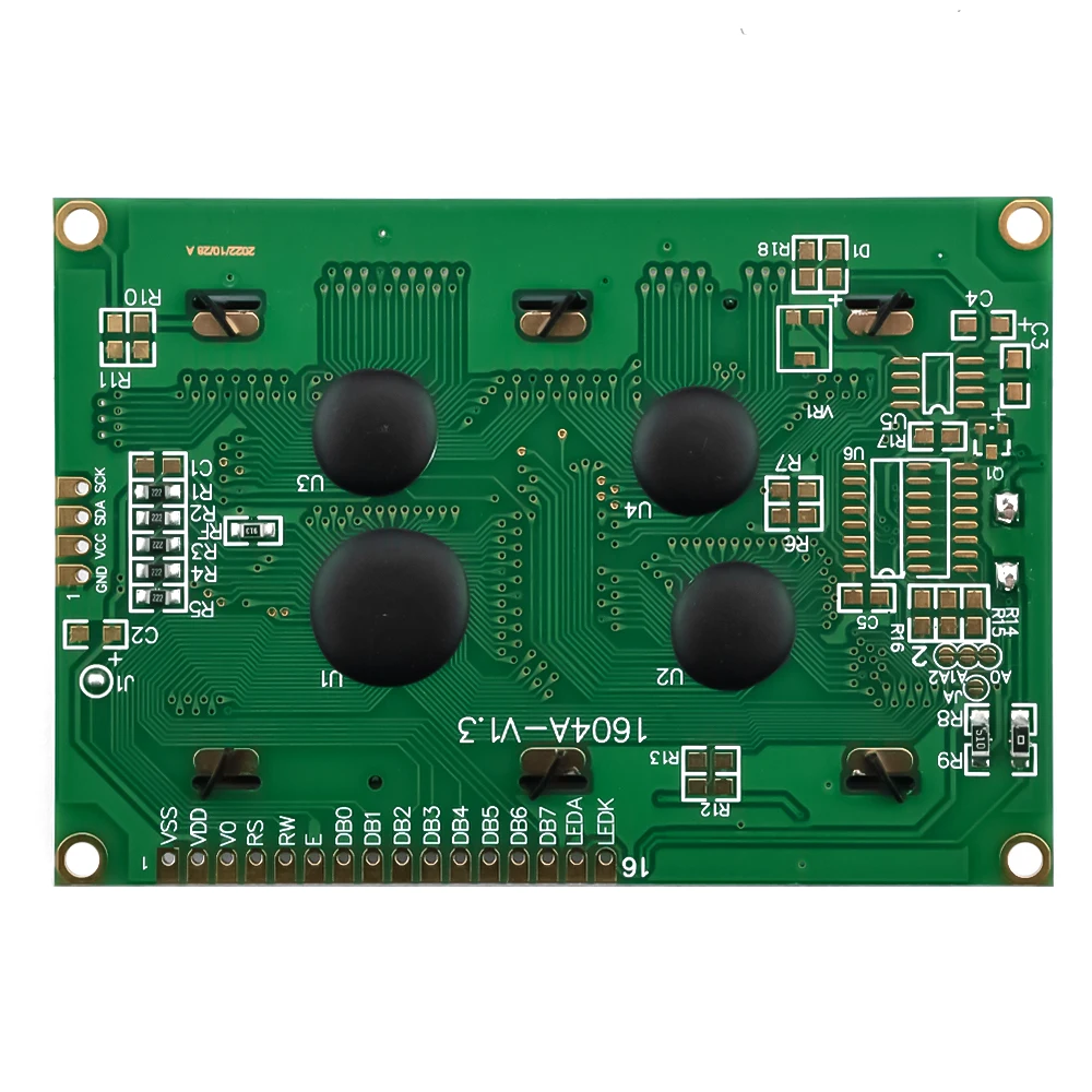 1604LCD Modul 16X4 Zeichen LCD-Anzeigemodul LCM Blau/Gelb Hintergrundbeleuchtung für Arduino 5V – Detail 6
