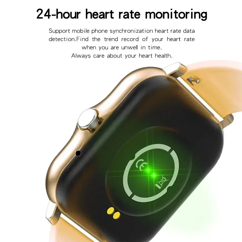 2025 ใหม่สมาร์ทนาฬิกาผู้ชายผู้หญิงบลูทูธรับสายFull Touch Screen SmartwatchฟิตเนสออกซิเจนในเลือดนาฬิกาสําหรับAndroid