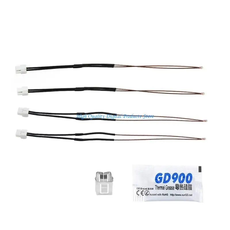 U2JE 10CM 3D Printer NTC100K Thermistor Temperatuursensor Voor P1P Serie Hoge Temperatuur Filament-300 ℃ hotend