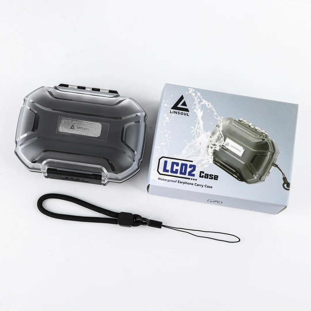 LINSOUL LC02 防水イヤホンキャリーケース トリプルプルーフ密閉設計