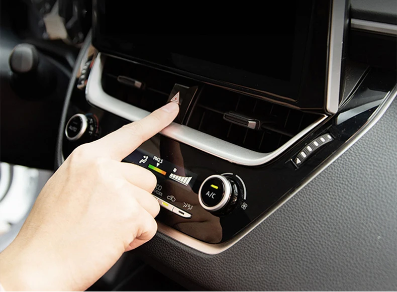 Für Toyota Corolla E210 2019 2020 2021 2022 2023 2024 2025 Hybrid ABS Auto Zentrale Steuerung Klimaanlage Vent Outlet Abdeckung – Detail 6