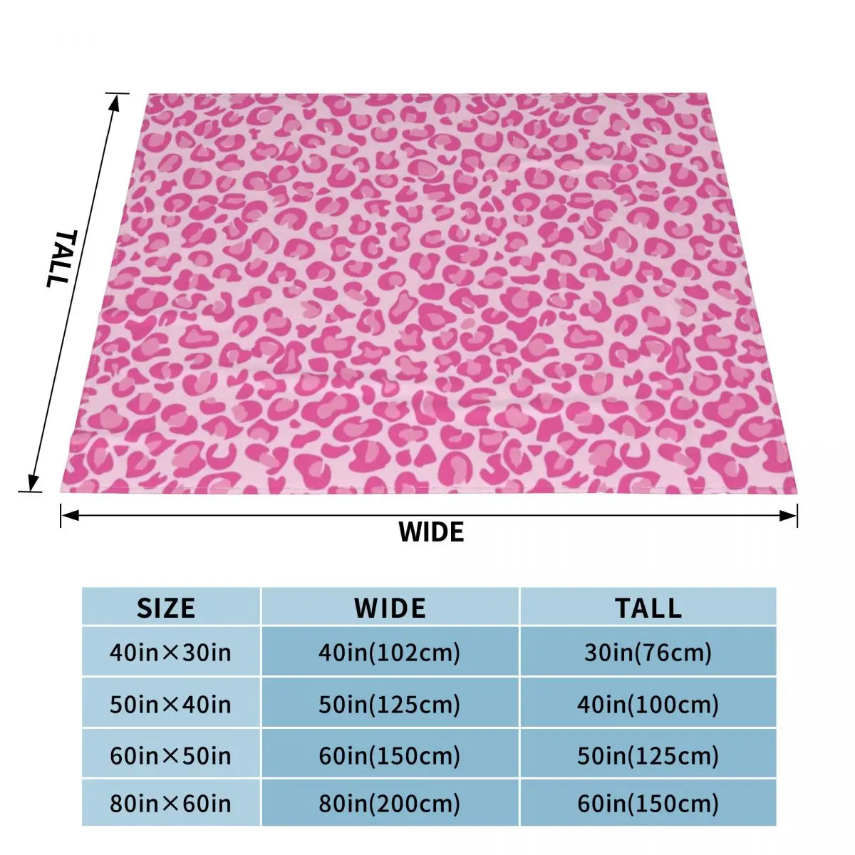 Pink Leopard Print Throw Blanket valentine gift ideas Fashion Sofa Blankets