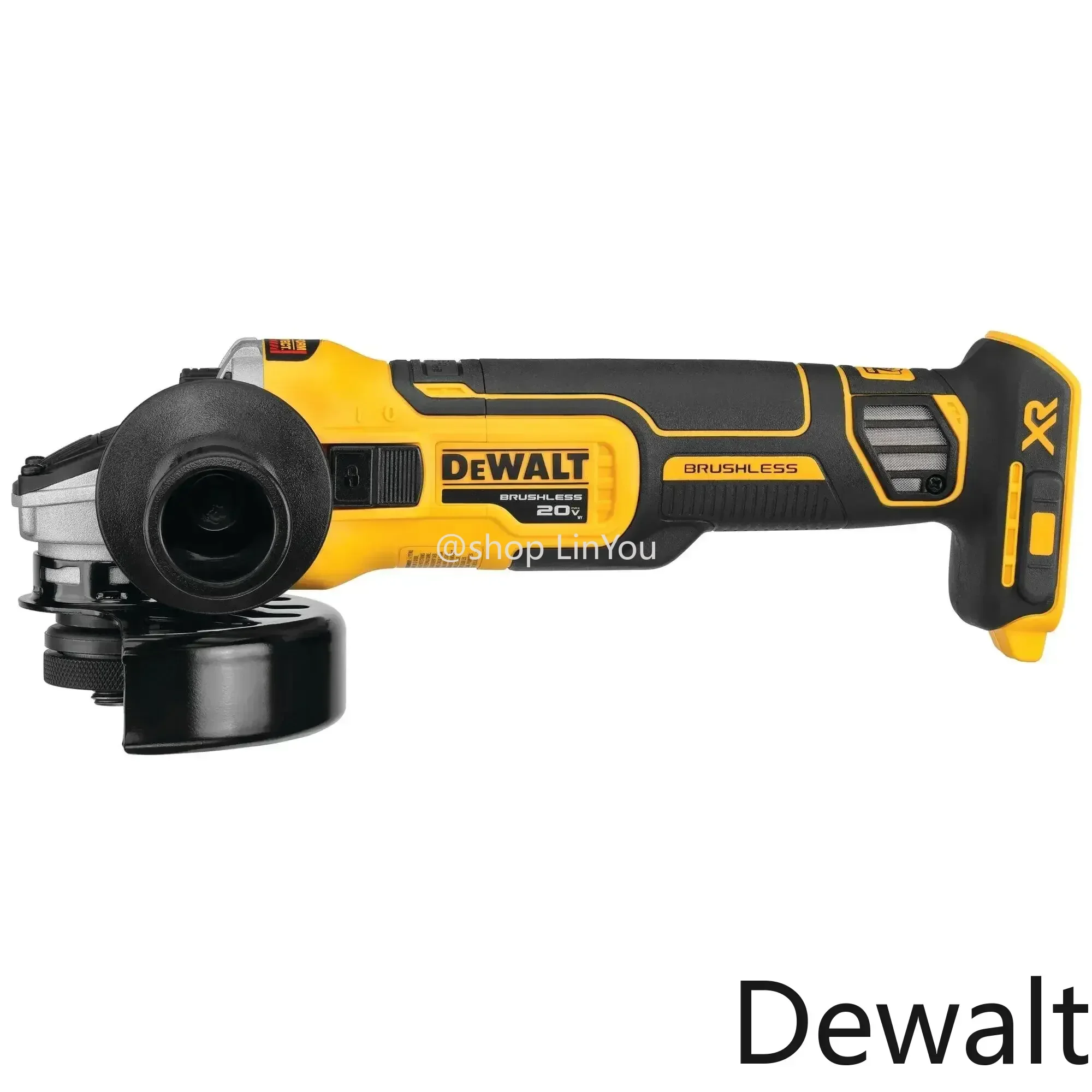 DEWALT DCG405N 20V Brushless Cordless Angle Grinder Cutting Machine Rechargeable Portable Polisher Power Tools (Bare Tool)