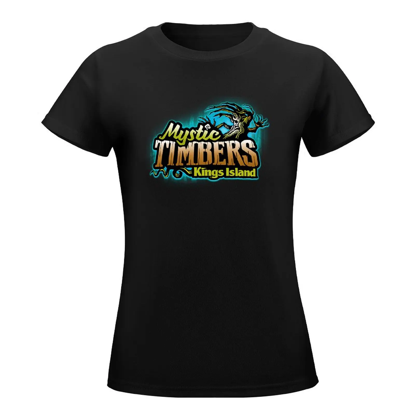 Mystic Timbers Kings Island T-Shirt lady clothes customs design your own summer top funny t-shirt dress for Women graphic