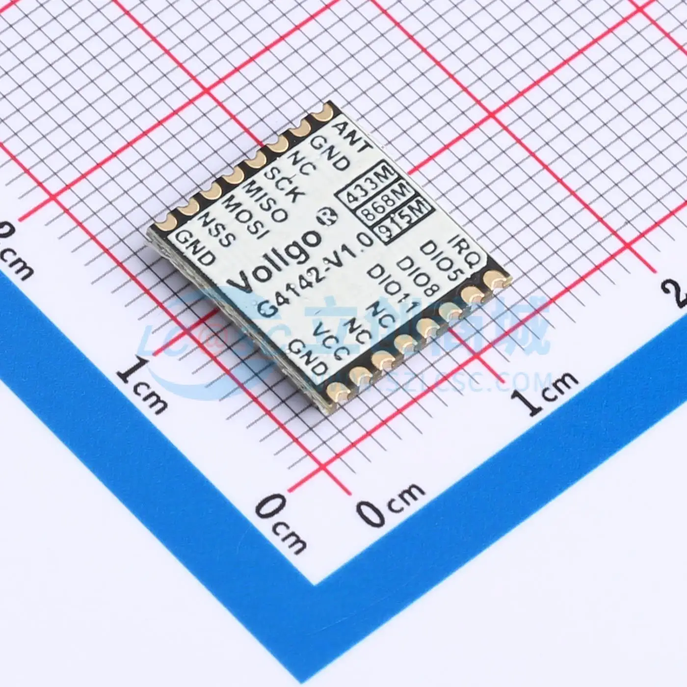 5pcs VG4142S915N0S1 SMD 13.5x12mm transceiver 915MHz 20dBm RF Wireless Communication Module for Smart Home System