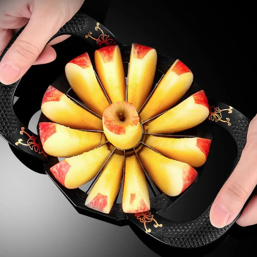 

Practical 304 Stainless Steel Fruit Slicer Non-slip Handle Thickened Fruit Corer Household 8/12 Grids Fruit Cutter Party