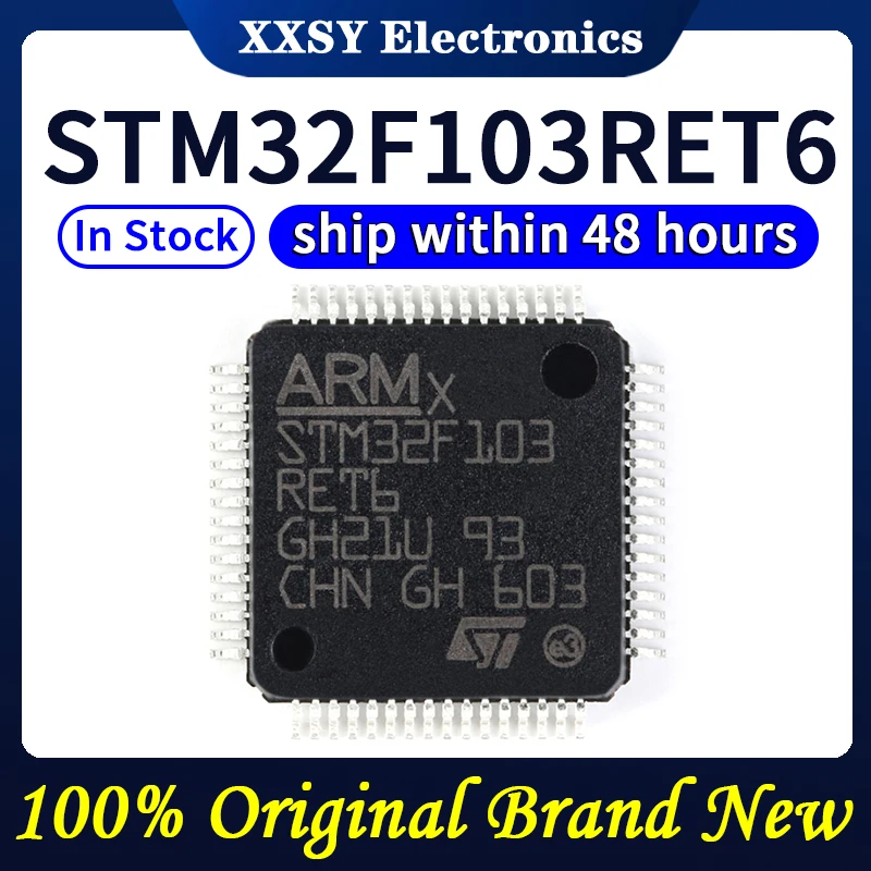 Stm32f103ret6,stm32f103vbt6,stm32f103vct6,stm32f103vet6,stm32f103zet6,高品質,100% オリジナル,新品