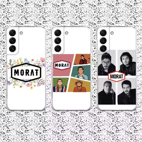 M-Morat Band Phone Case Silicone For Samsung S30,S23,21,22,20 Ultra,S20 FE lite,S10,9,PIus Note20ultra Cover Clear