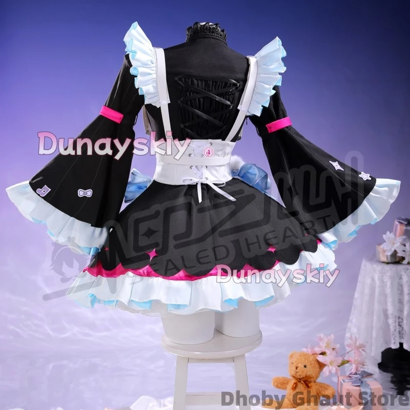 

Костюм для косплея Nijisanji Enna Alouette Bird of Paradise: предзаказ, платье средней длины с струящейся юбкой и перьевыми акцентами