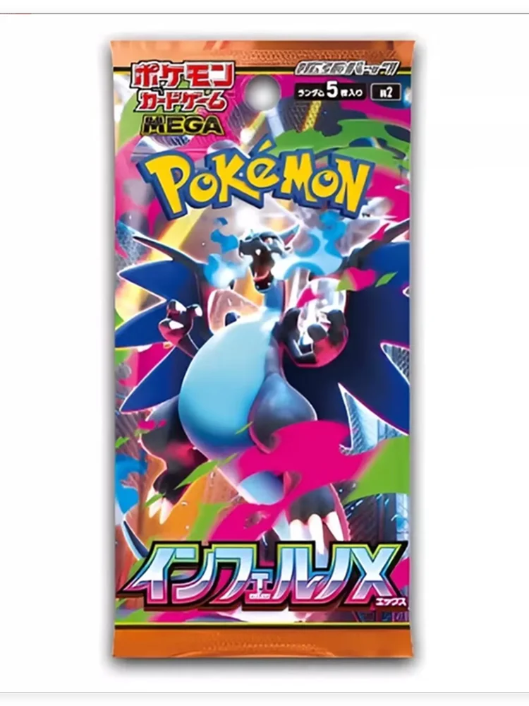 Sammelkarten für Spiele: Pocket Monsters TCG Phantasmal Flames Booster Pack Japanische Inferno X Version Bundle Mega Evolution Geschenk