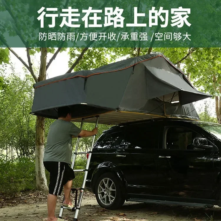 Hot items in the store  camping automatic self-driving soft top folding extension roof tent quick opening tent rainproof