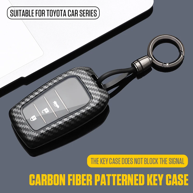Car Key Cover For Toyota Camry Avalon Highlander RAV4 Corolla Levin C-HR Auto Remote Key Protective Case