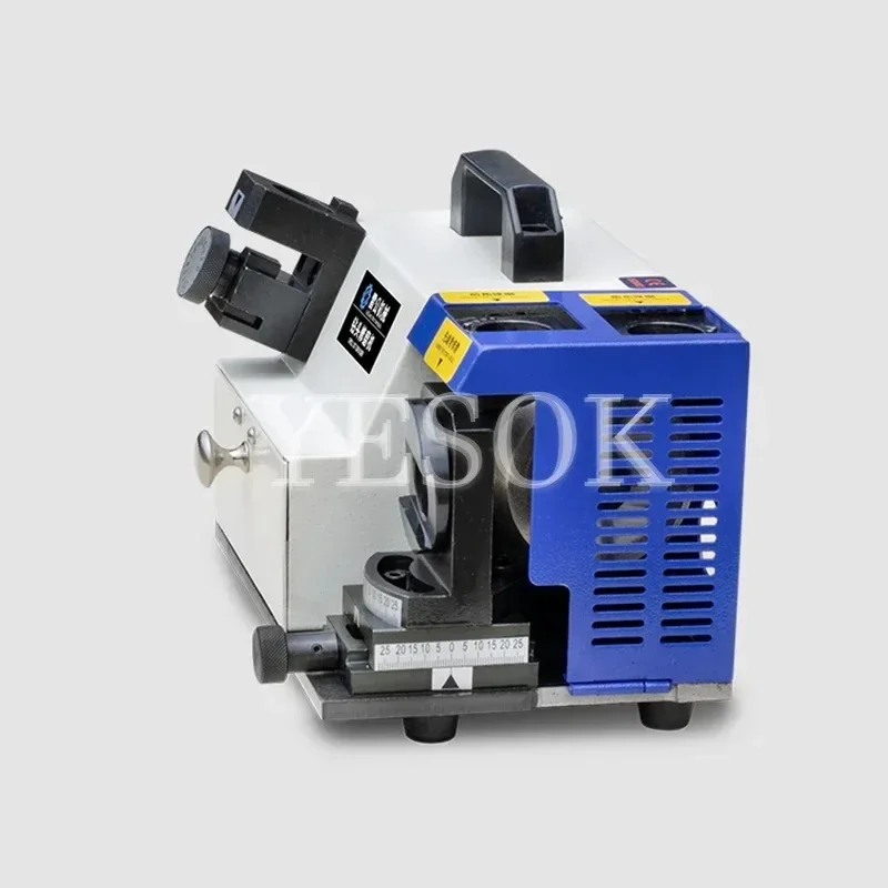 Afilador de brocas, máquina de molienda de taladro pequeño estándar equipado con CBN, rectificado de rueda de diamante, taladro de acero de alta velocidad HSS, 160w