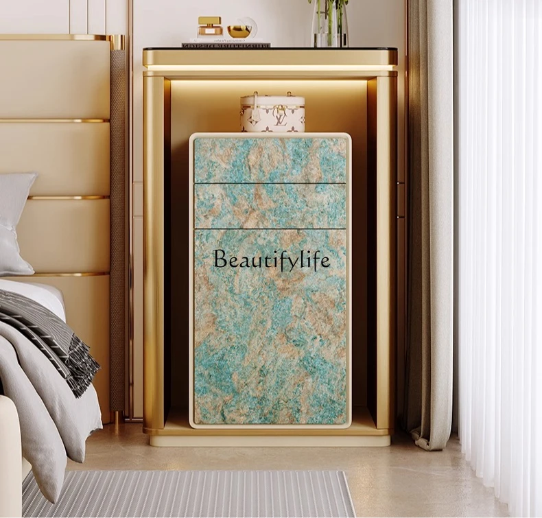 

*2025 new anti-theft chest, safe, integrated light luxury high-end bedside table