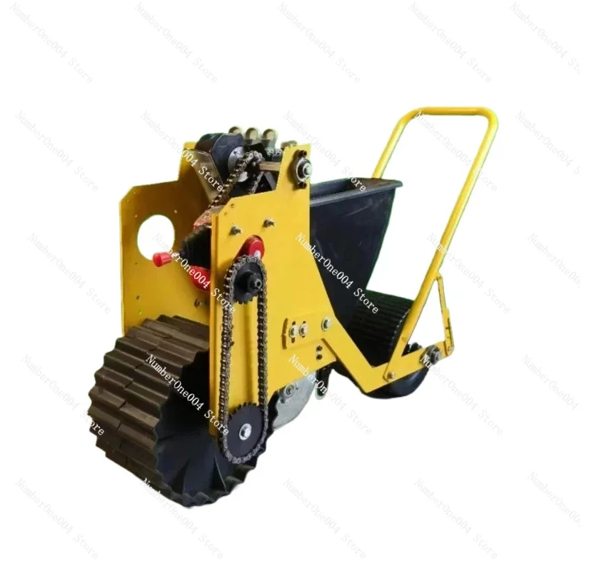 Applicable to wholesale agriculture farm hand push 1-row garlic seeder planting machine manual garlic seed planter