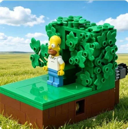 Homer's Return To The Jungle Technique for Missing MOC in 2026, Used As An Adult Birthday Gift and Collection Enthusiast