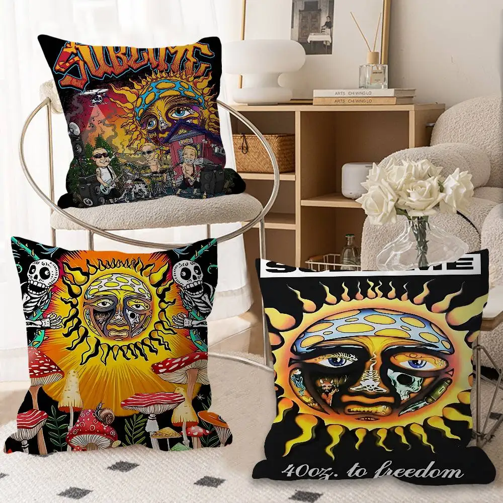 S-SublimeS Band Lucky Dragon Pillow Cover Sofa Cushion Cover Home Room Decoration Children Gift