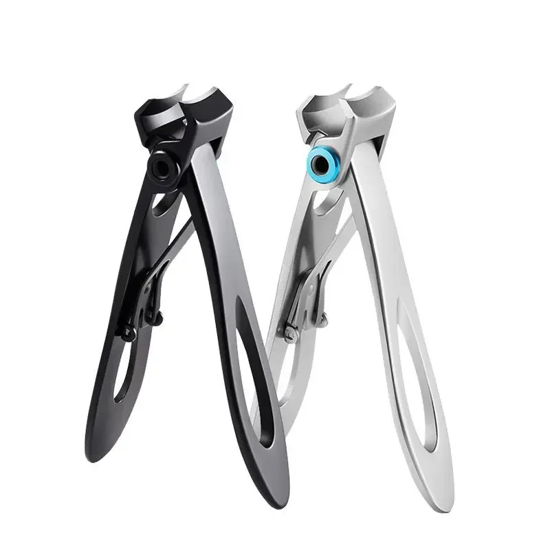 Stainless Steel Nail Clippers Optional Two Sizes For Fingernail Thick Hard Toenail Household Salon Manicure Supply